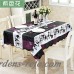 LYN y GY elegante Floral impreso cubierta de tabla del Hotel Casa banquete Mesa PVC impermeable tela de mesa a cuadros estilo mantel decorativo ali-52809438